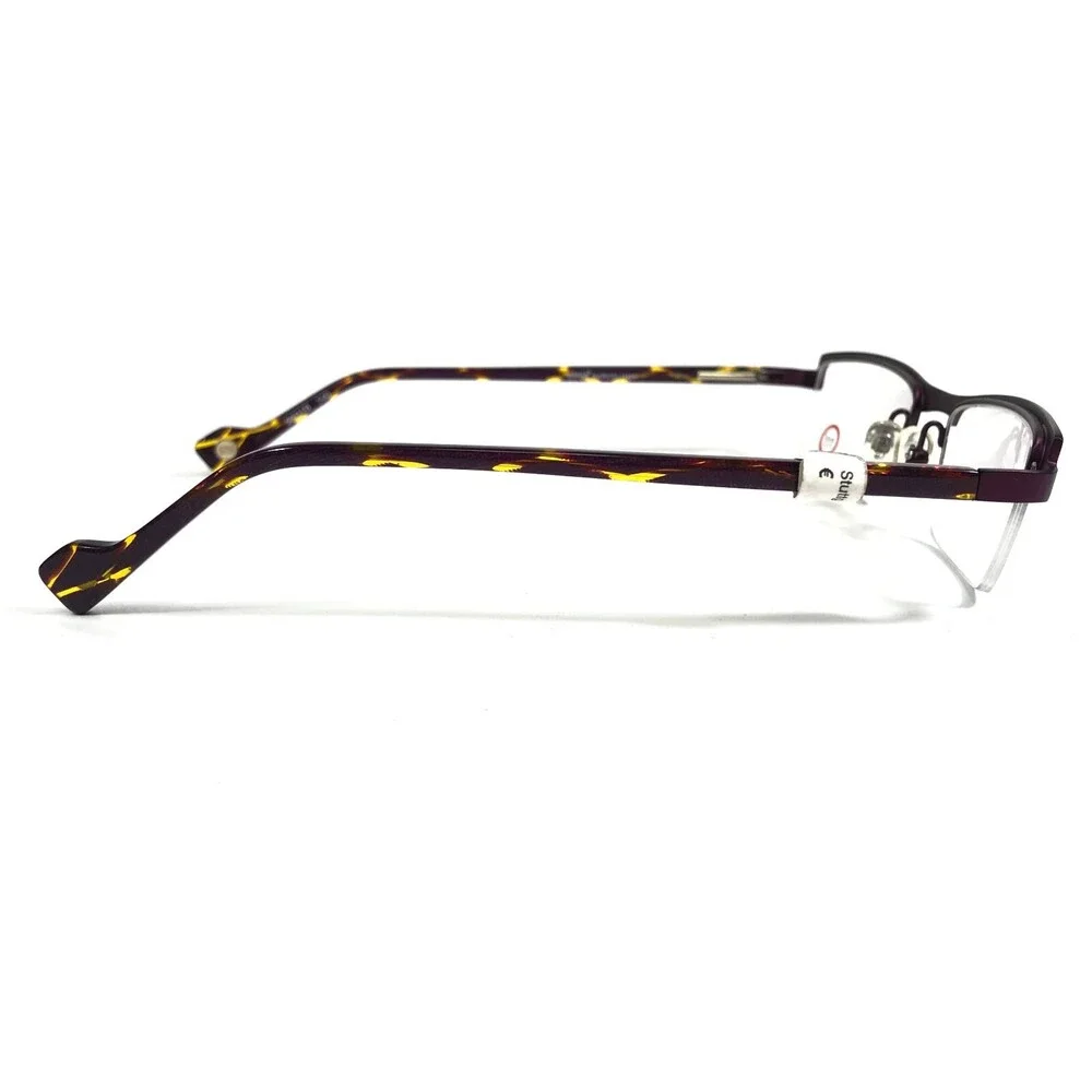 Etnia Eyeglasses Frames STUTTGART col.PU Purple Tortoise Rectangular 50-18-140